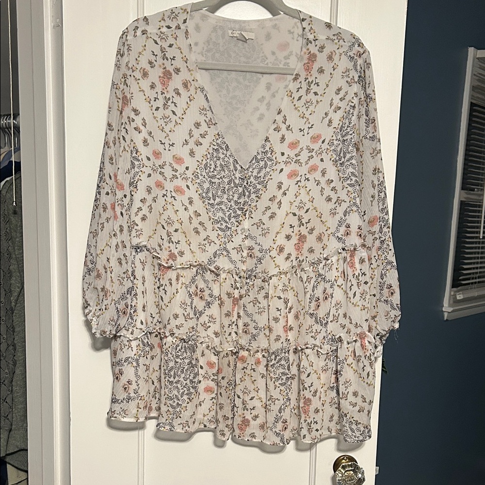 Floral Print Women's Top